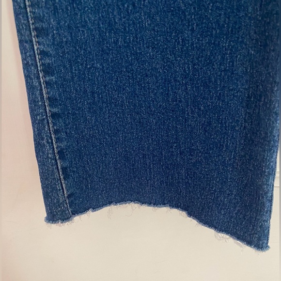Basic Additions Blue Jeans s.10 cropped flared cutoffs excellent condition $95 - Picture 3 of 11